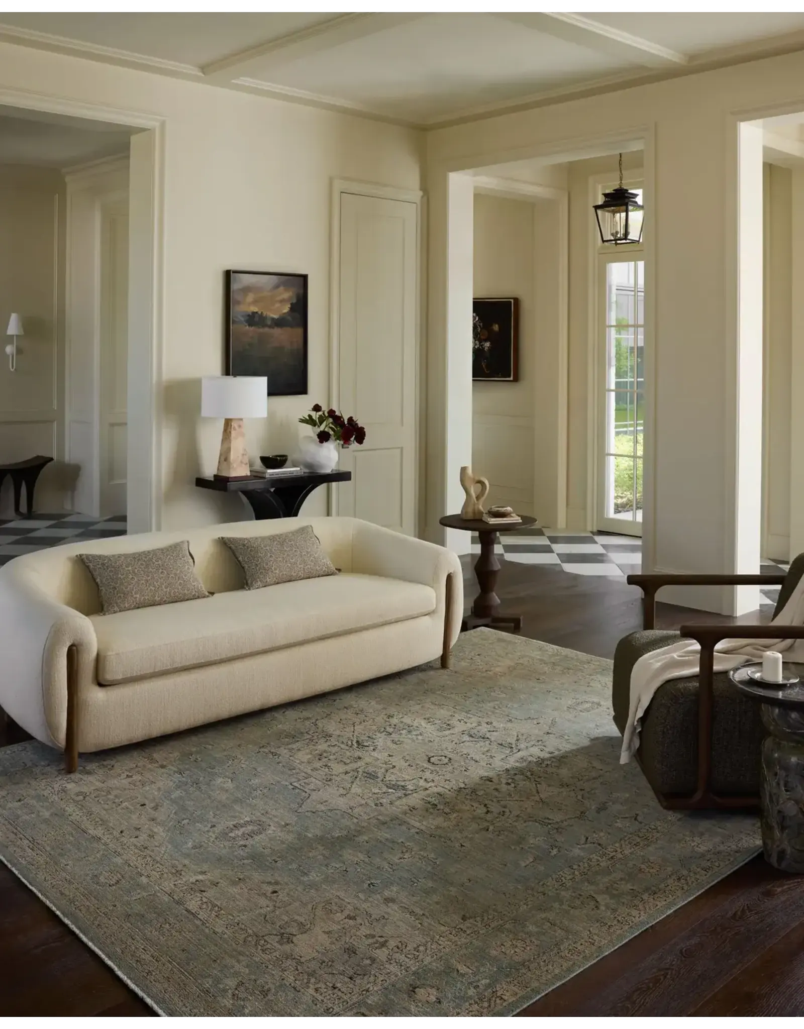 Briar Rug - BRR-01 Sky / Moss