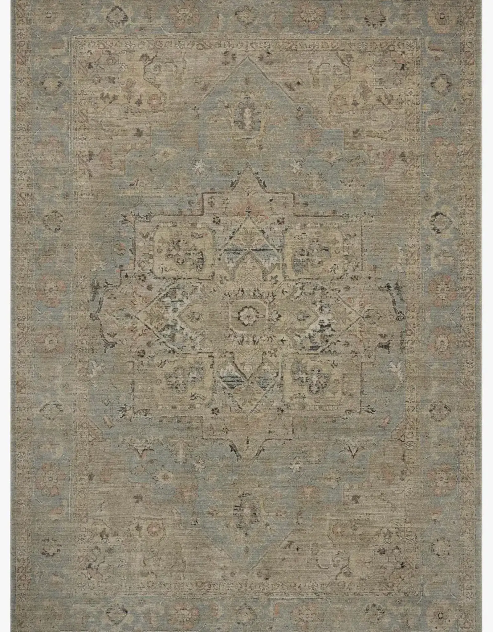 Briar Rug - BRR-01 Sky / Moss