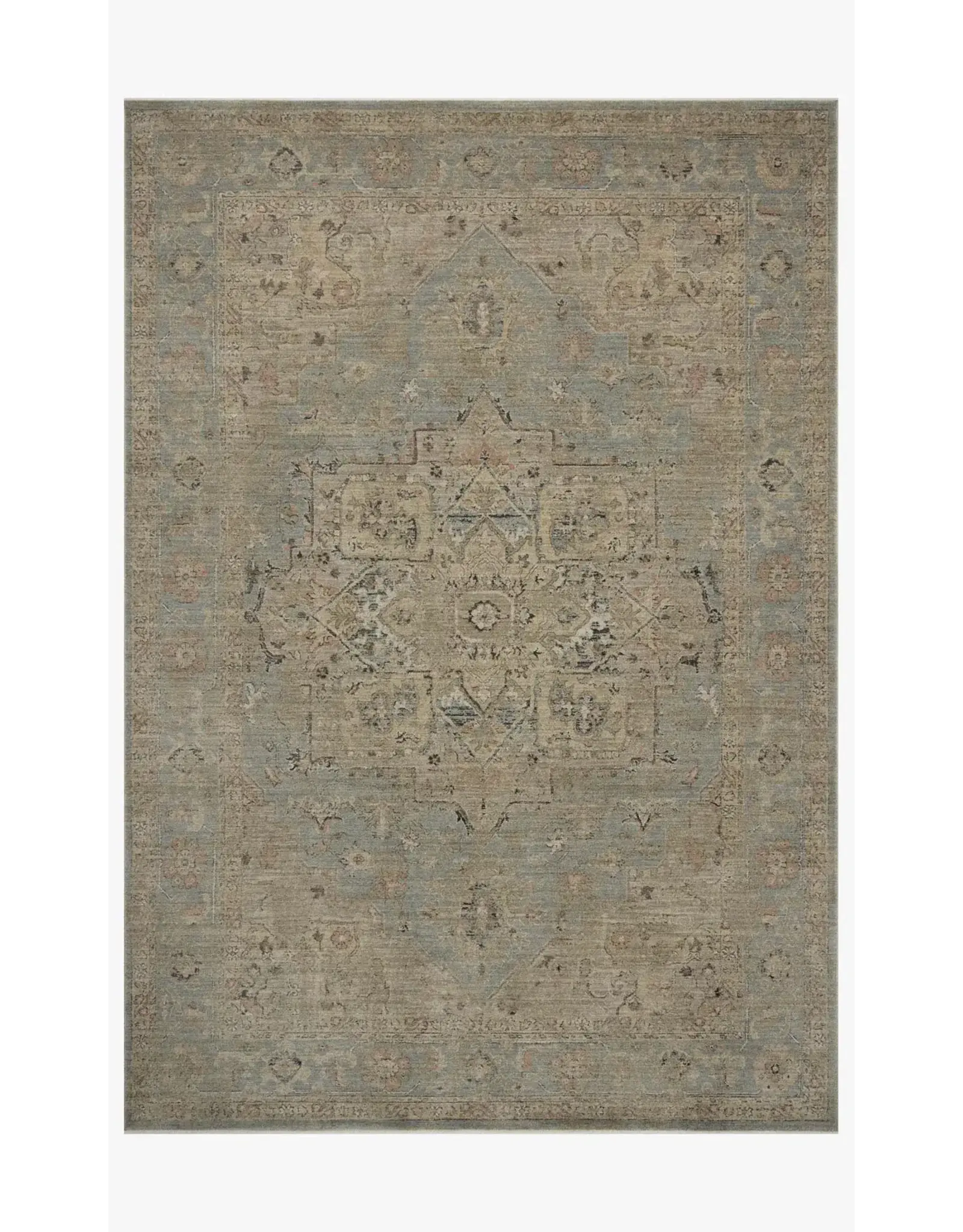 Briar Rug - BRR-01 Sky / Moss