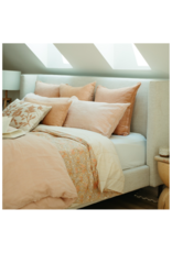 Lina Linen King Duvet Set Peony