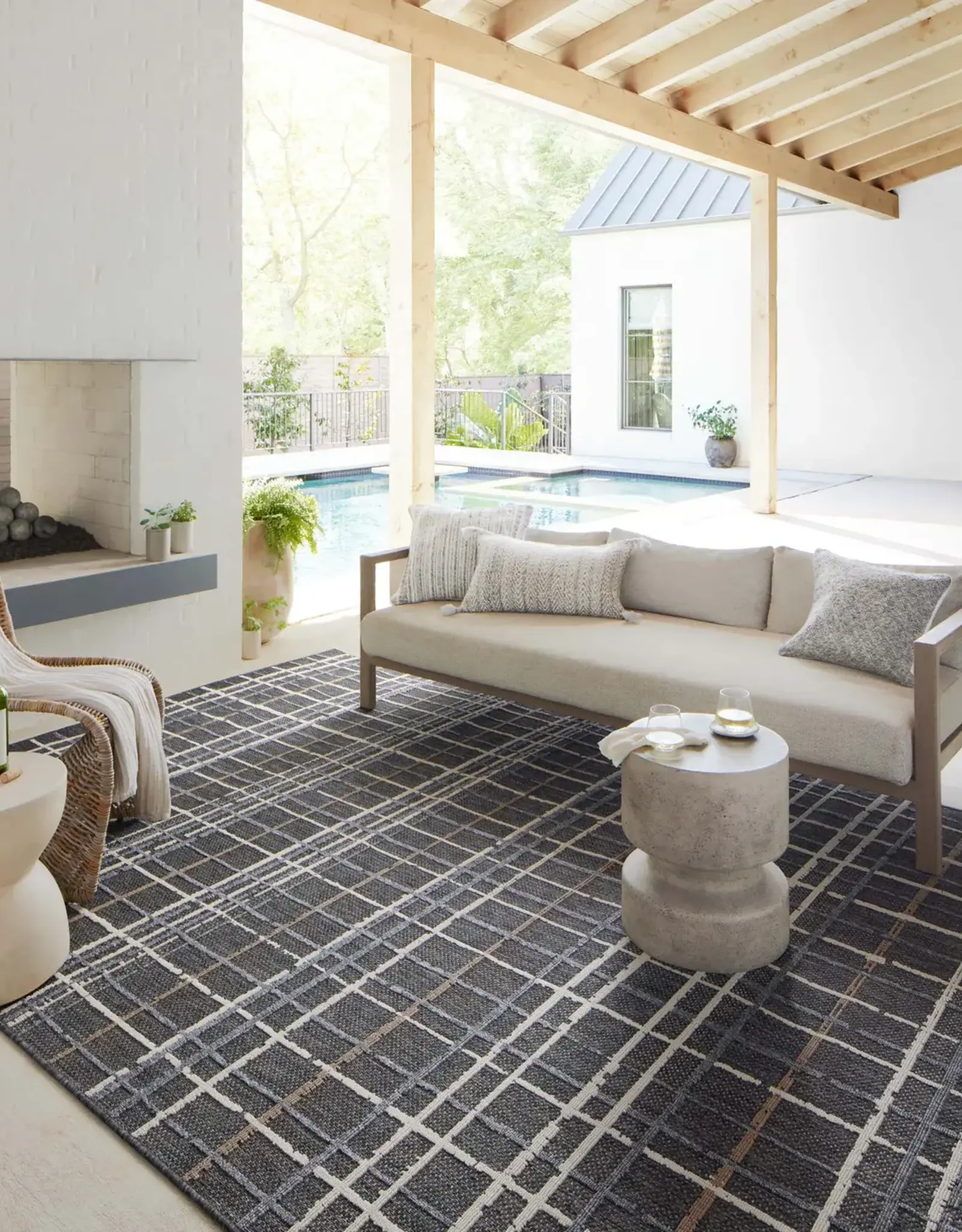 Rainier Rug RAI-11 Charcoal / Multi