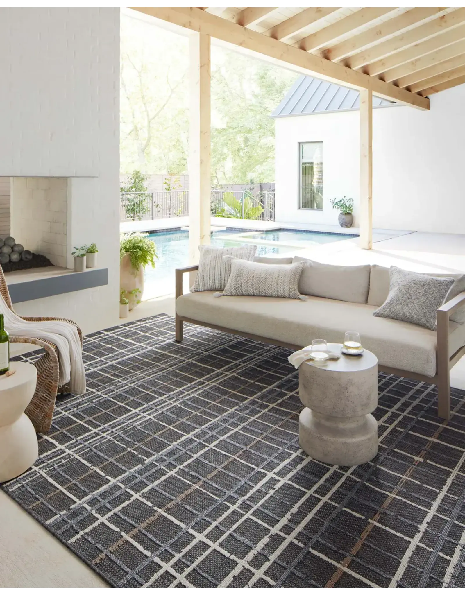 Rainier Rug RAI-11 Charcoal / Multi