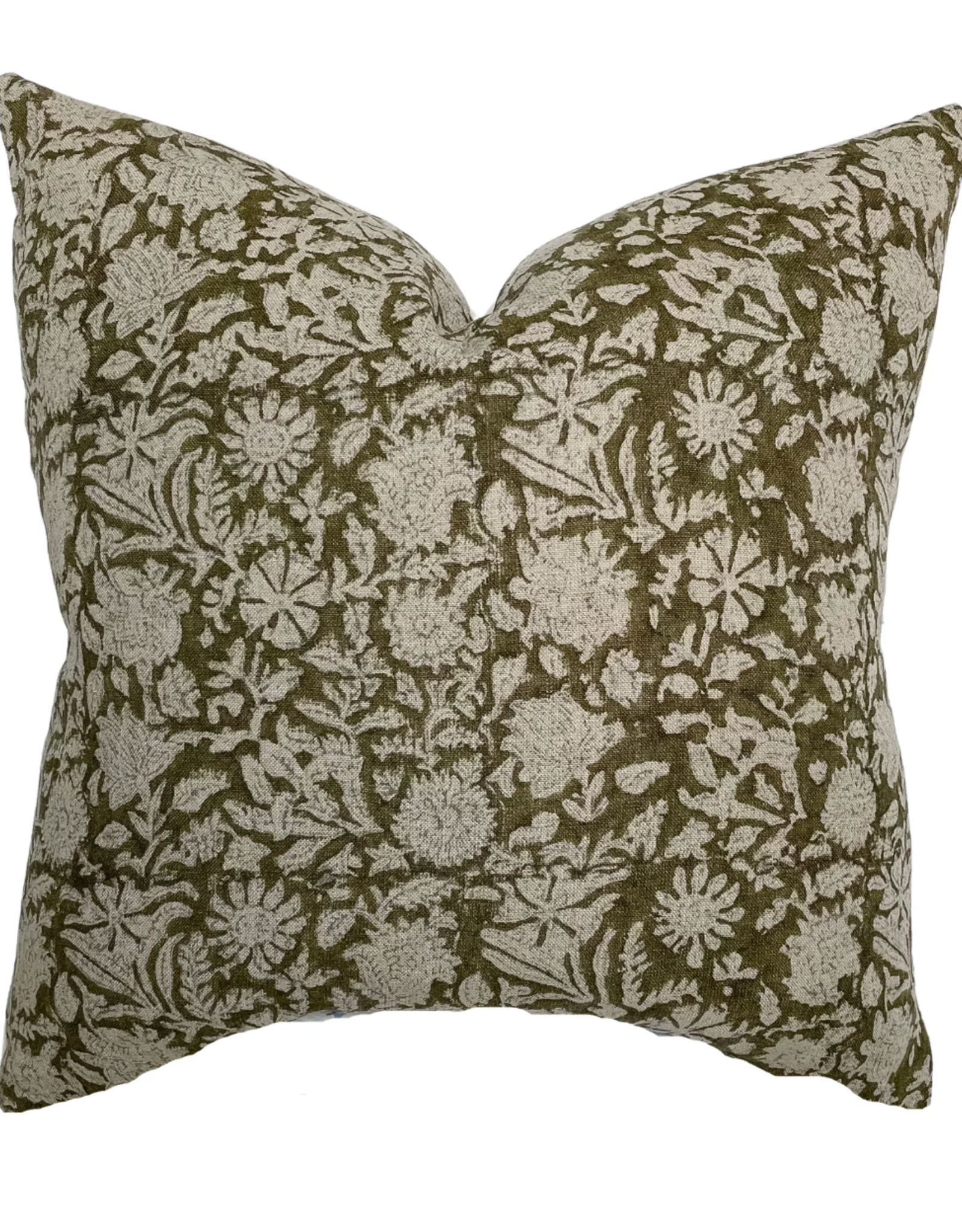 Sienna Handblock Pillow, 22x22