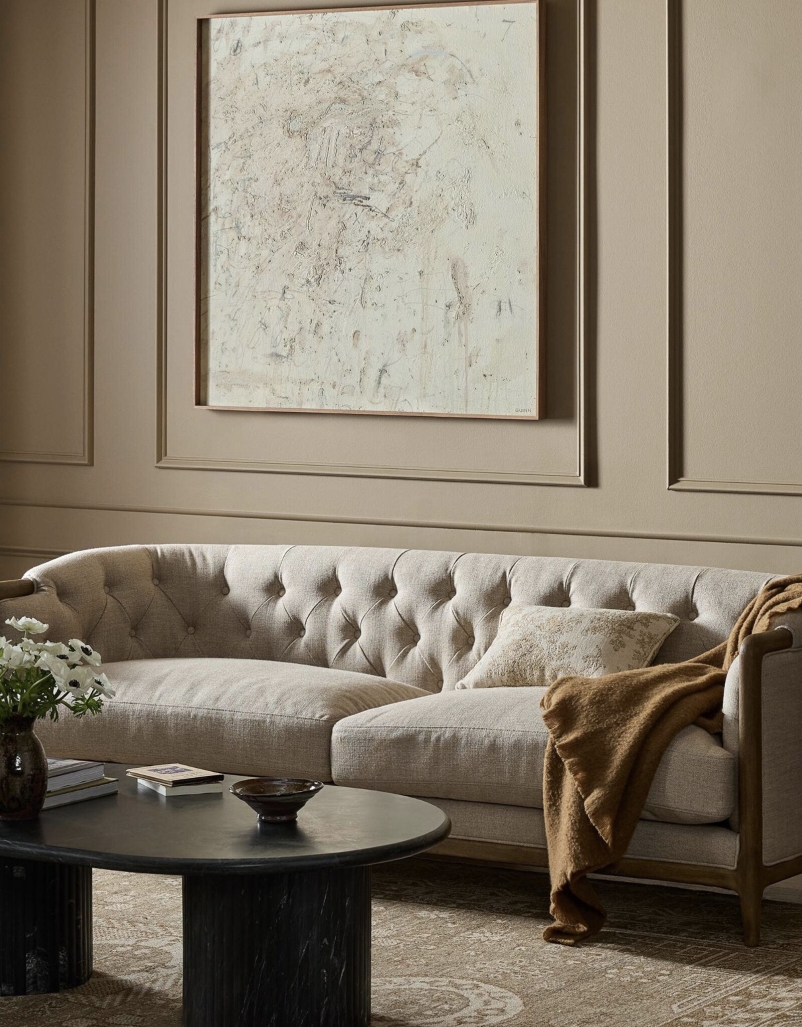 Ellsworth Sofa, Alcala Wheat -91"