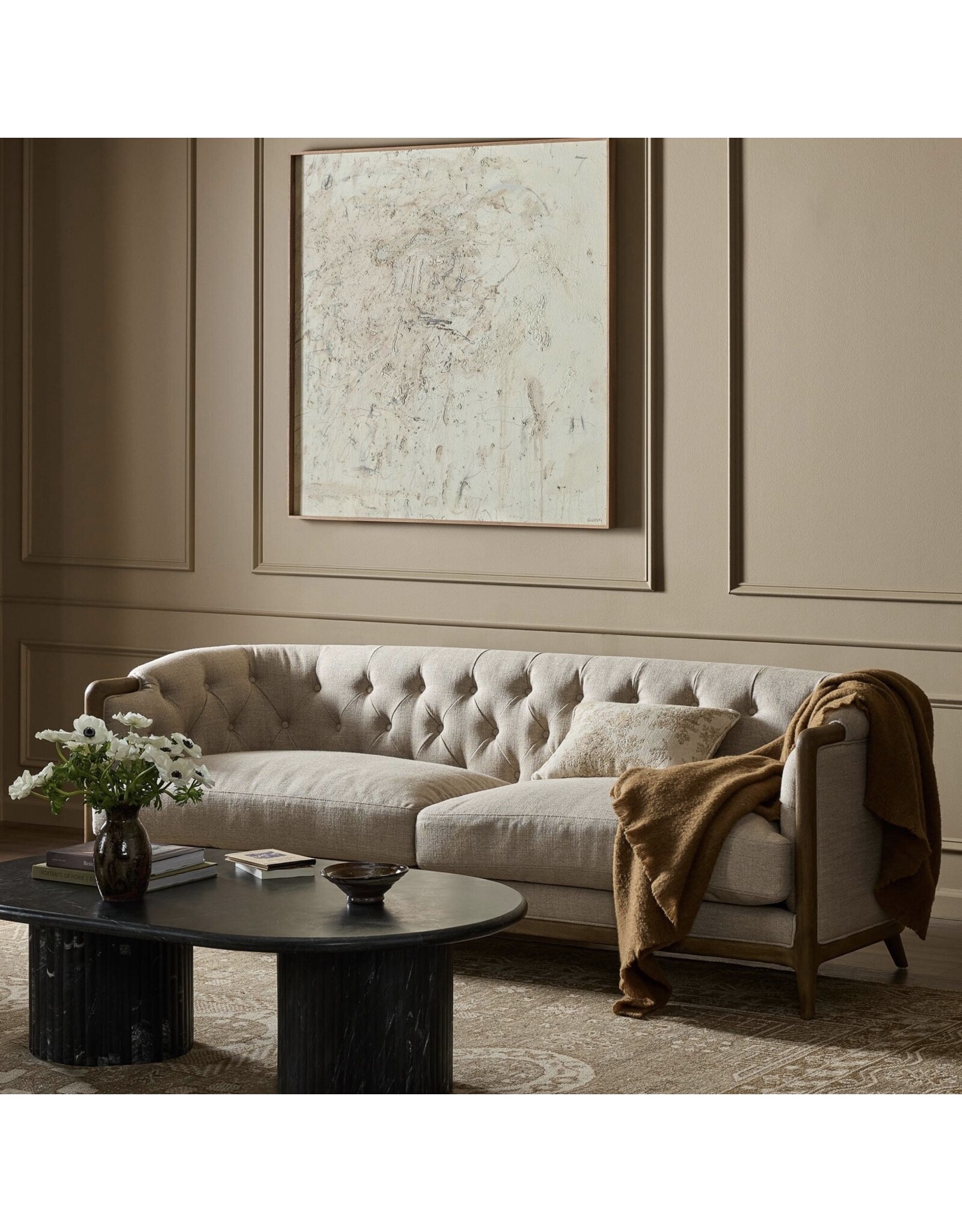 Ellsworth Sofa, Alcala Wheat -91"