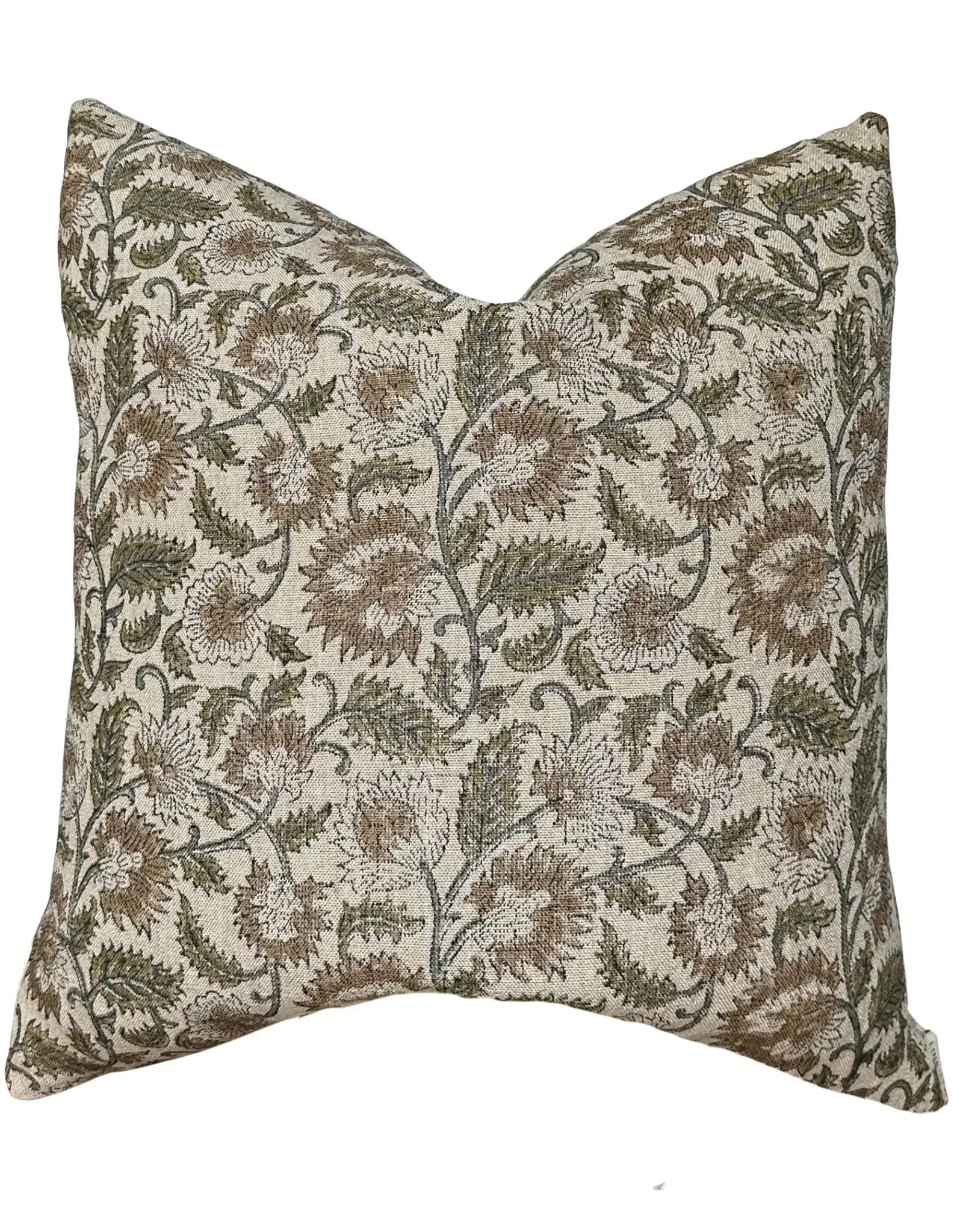 Ethel Handblock Pillow 14x20