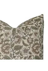 Ethel Handblock Pillow, 14x20