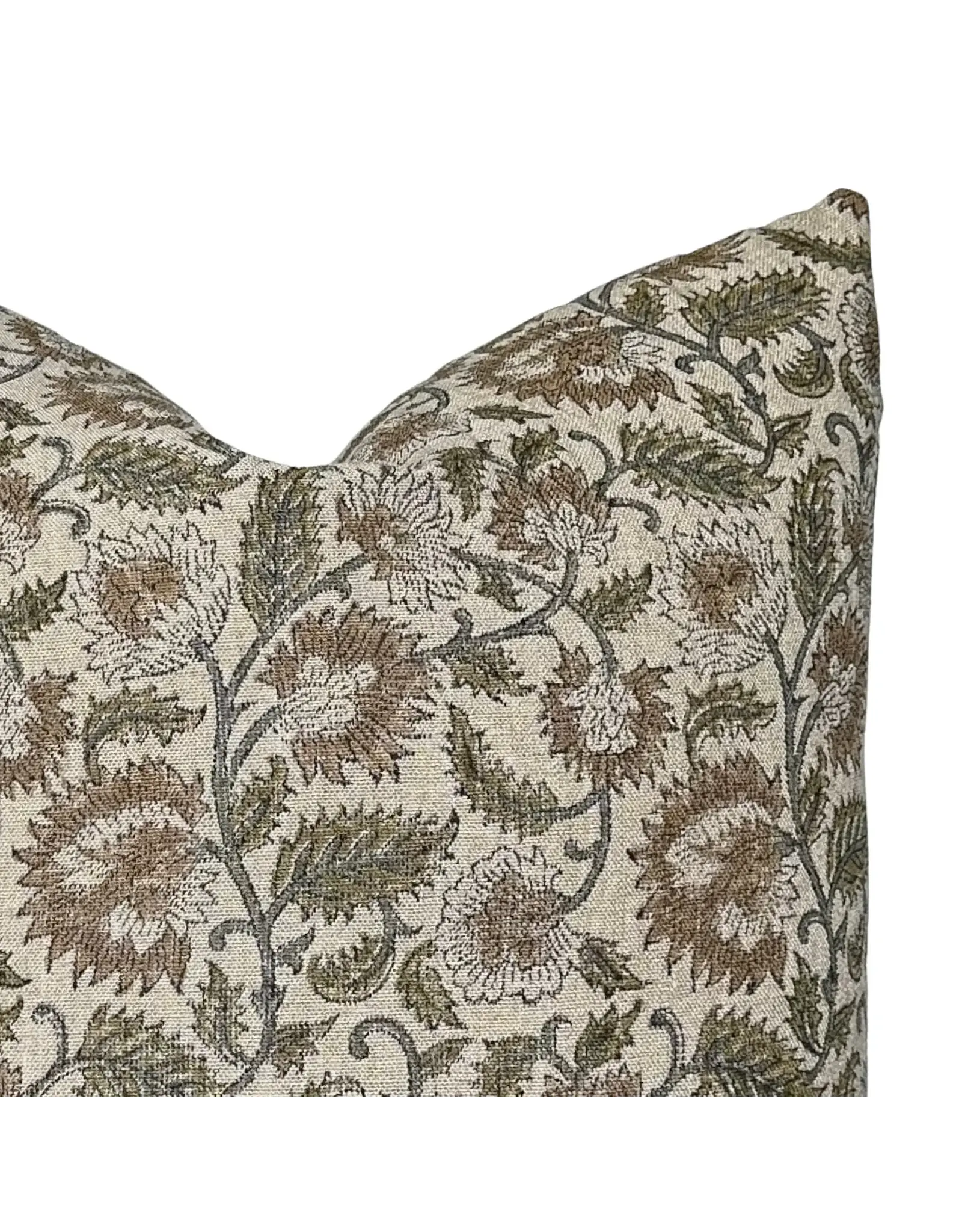 Ethel Handblock Pillow, 14x20