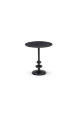 Marlow Matchstick Pedestal Table in Black Antique