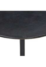 Marlow Matchstick Pedestal Table in Black Antique