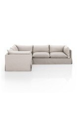 Habitat Slipcover 3-Piece Sectional, 111"