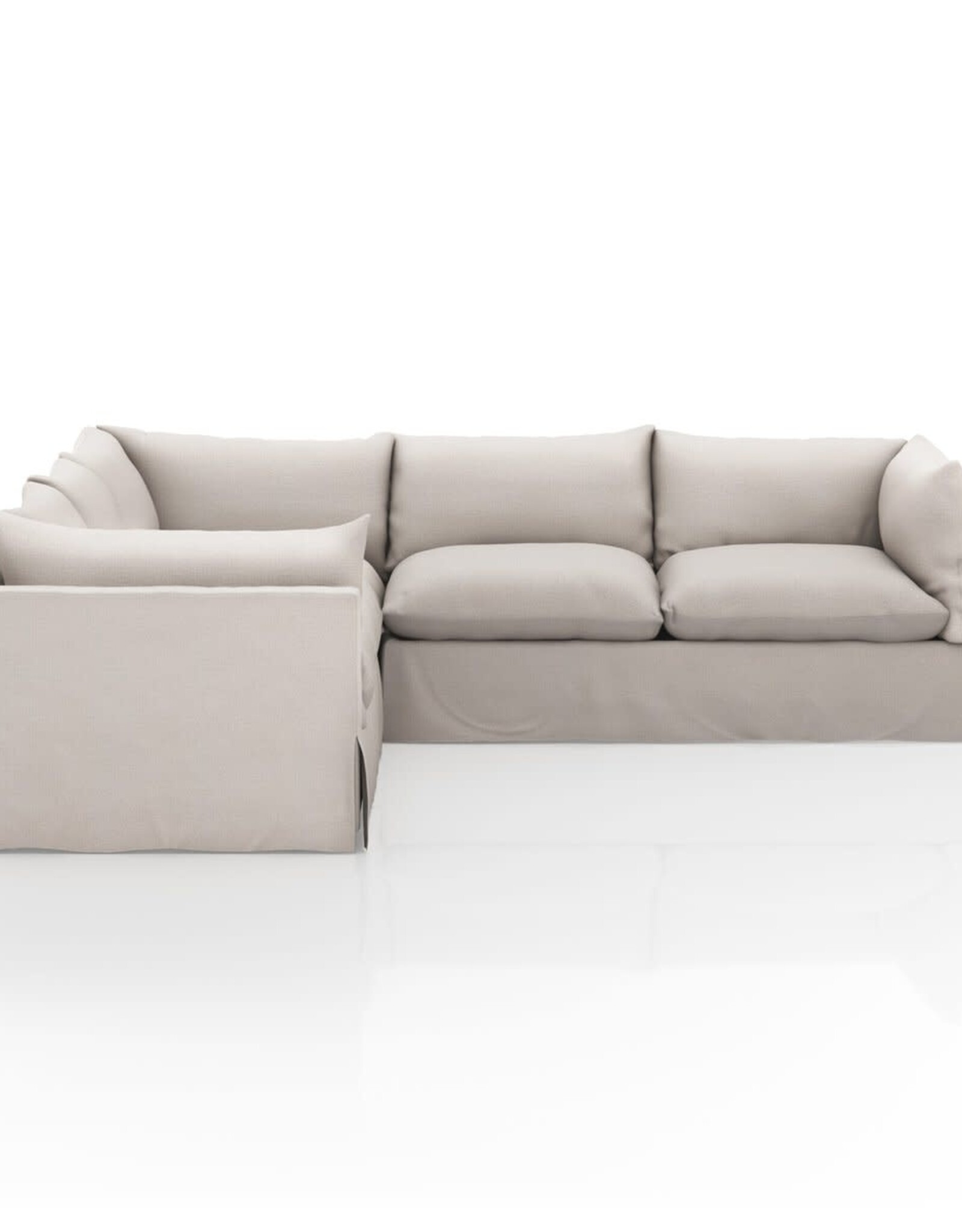 Habitat Slipcover 3-Piece Sectional, 111"