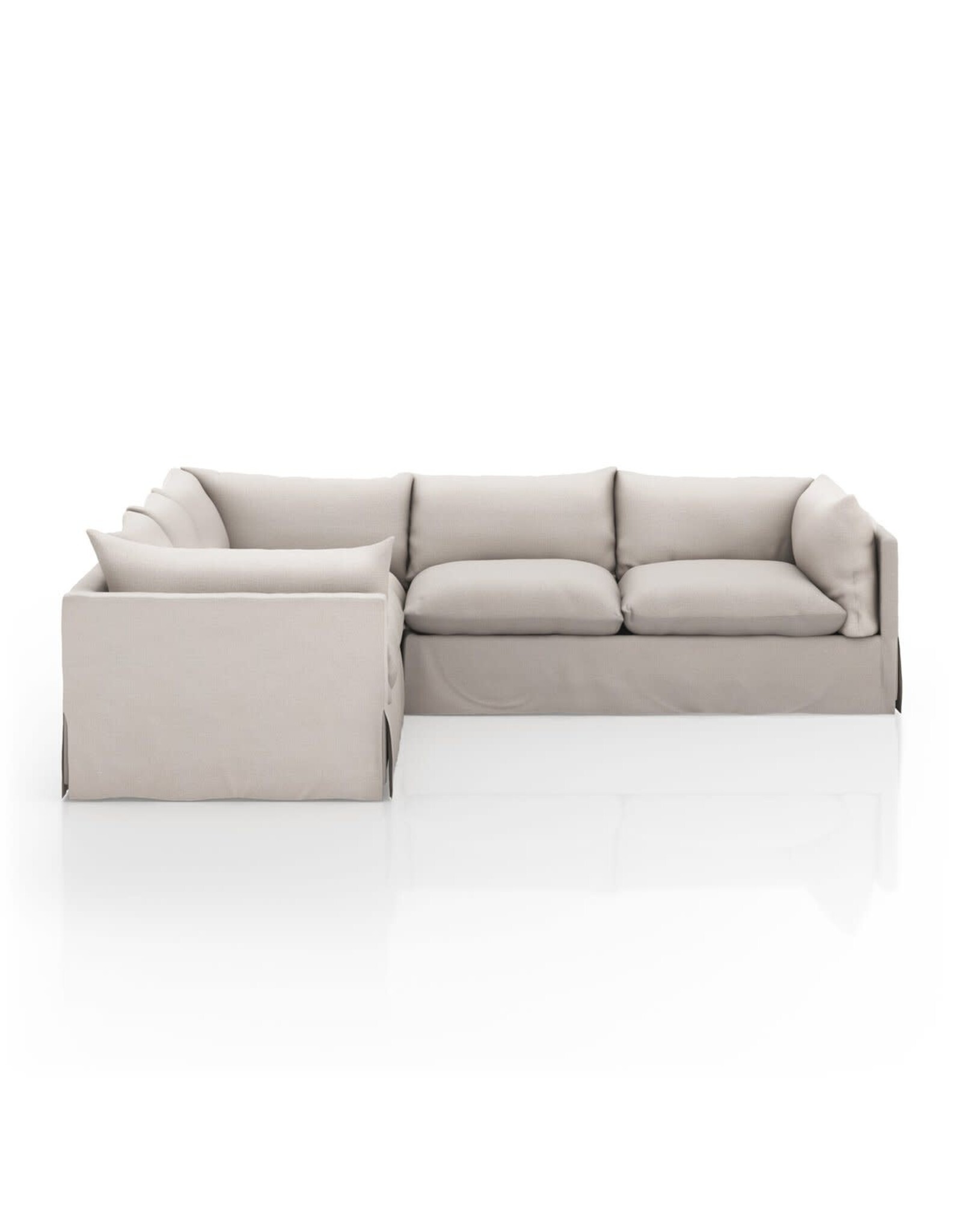 Habitat Slipcover 3-Piece Sectional, 111"