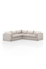 Habitat Slipcover 3-Piece Sectional, 111"