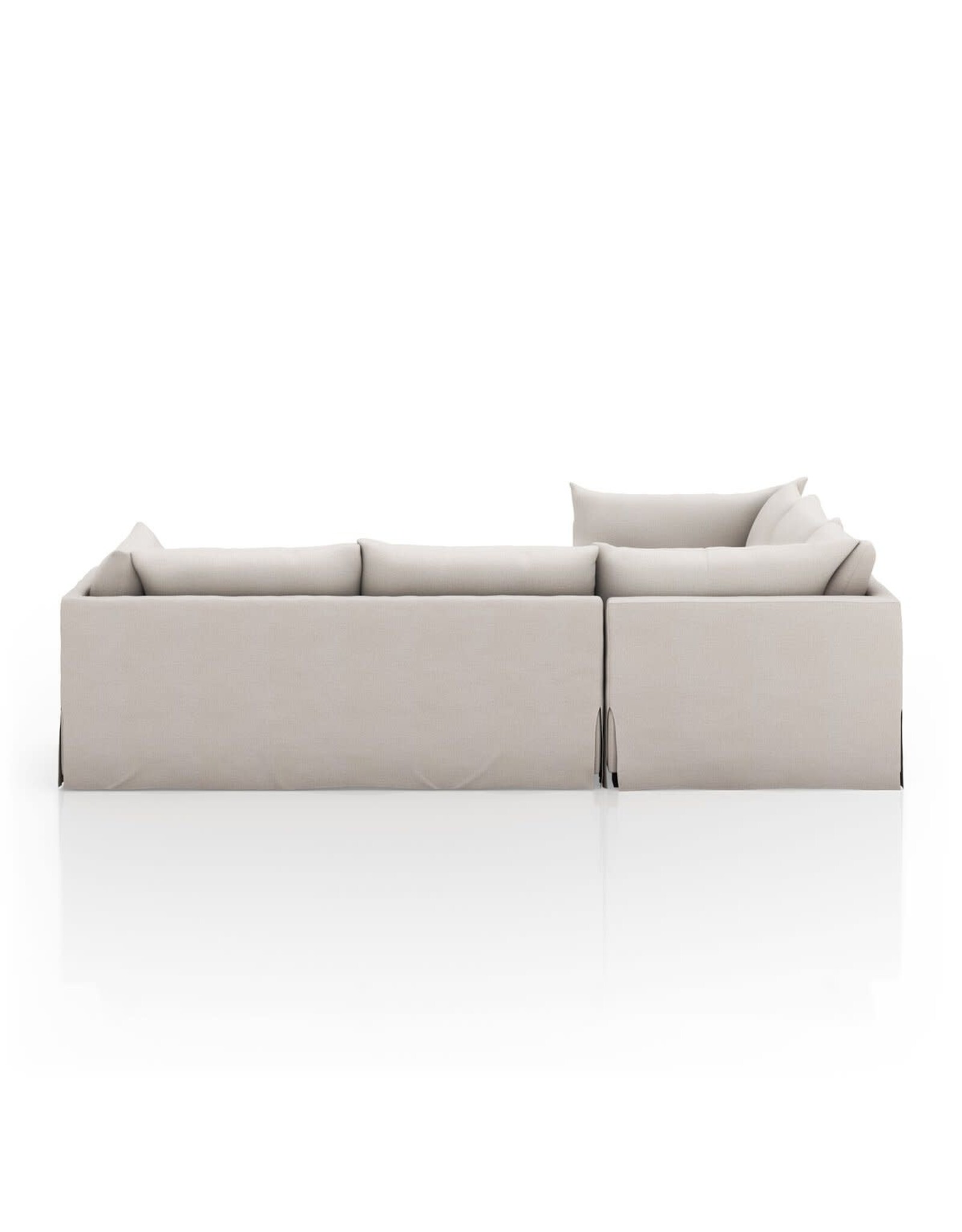 Habitat Slipcover 3-Piece Sectional, 111"