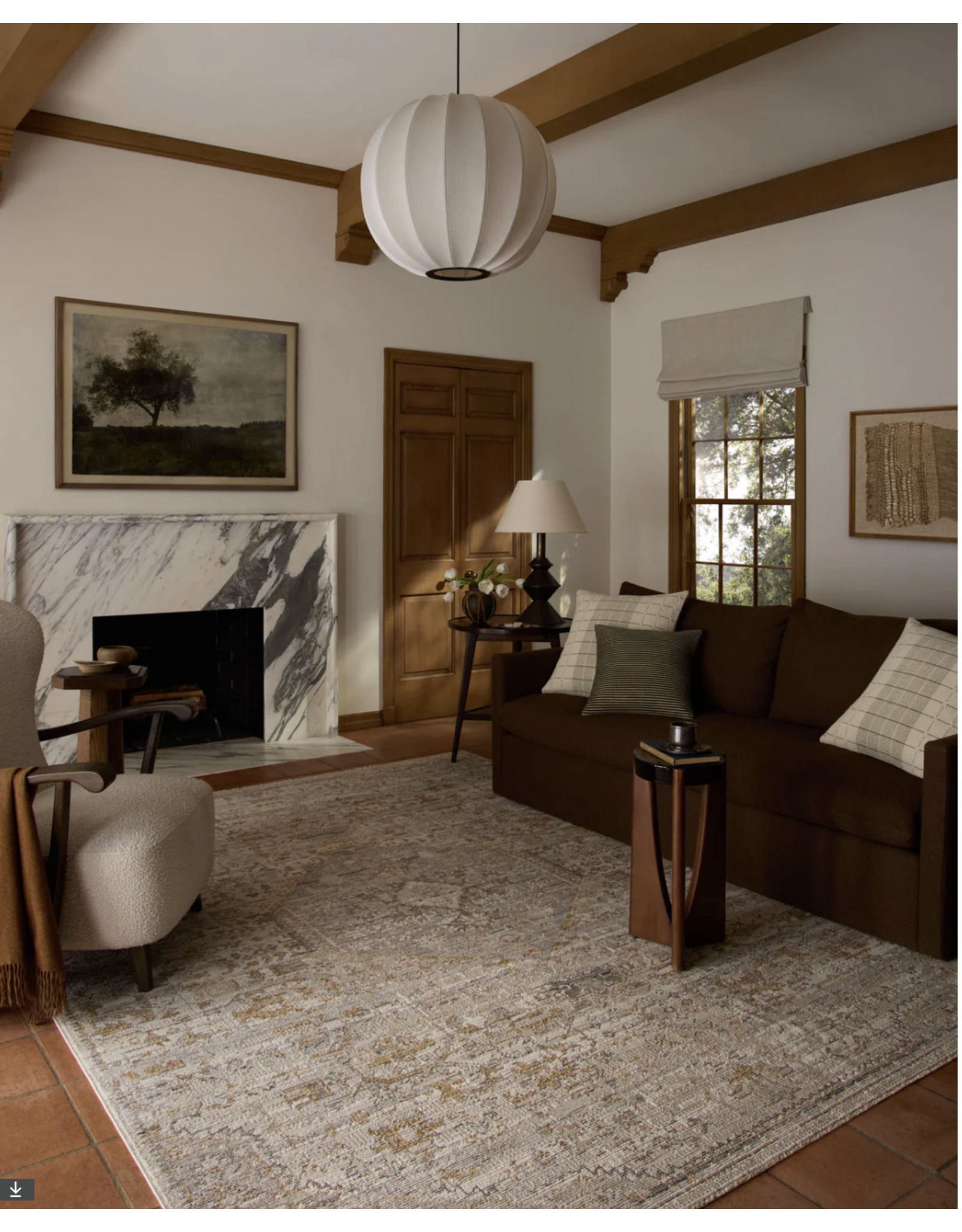 Milena Rug - MLE-09 Ivory/ Ochre