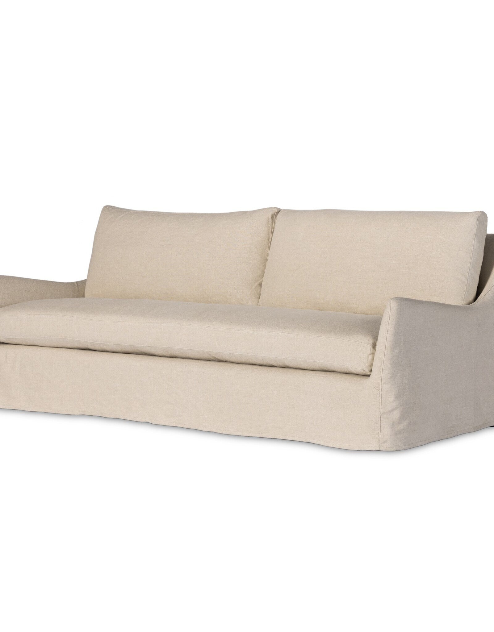 Monette Slipcover Sofa in Brussels Natural-94"