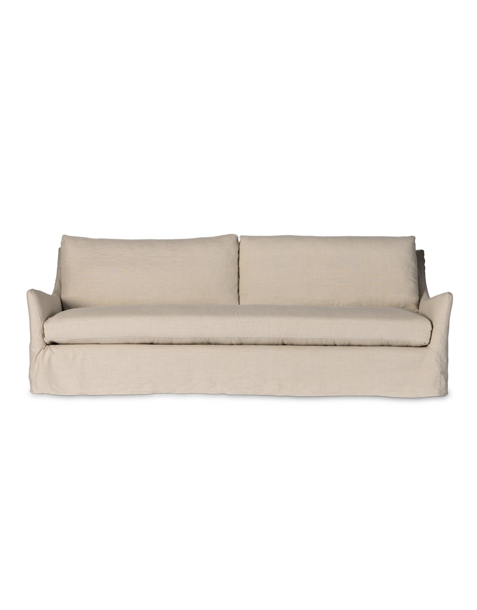 Monette Slipcover Sofa in Brussels Natural-94"