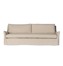 Monette Slipcover Sofa in Brussels Natural-94"