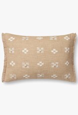 Loloi Pillow, Natural 13x21"