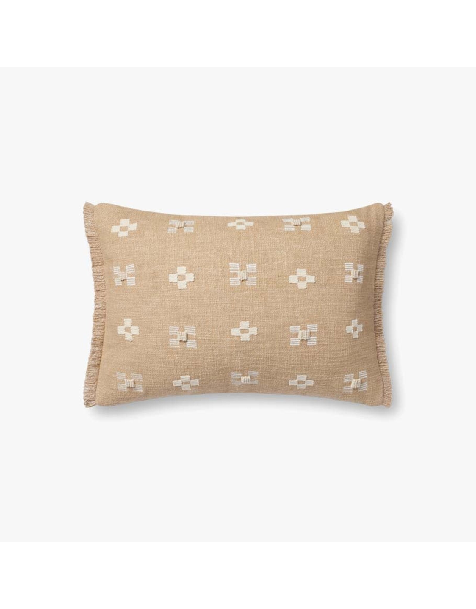 Loloi Pillow - Natural, 13x21