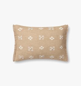 Loloi Pillow, Natural 13x21"