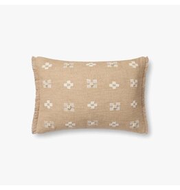 Loloi Pillow - Natural, 13x21