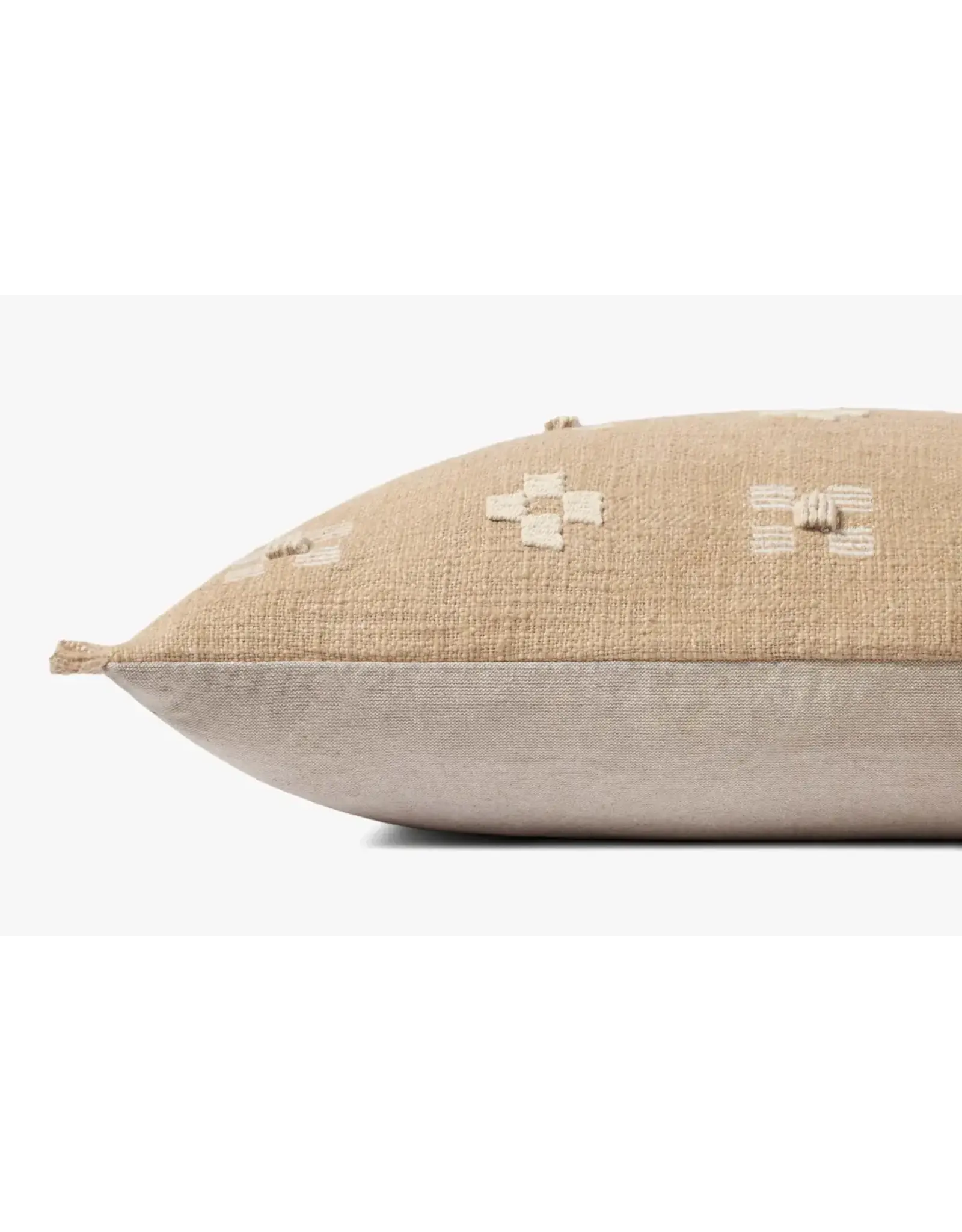 Loloi Pillow - Natural, 13x21
