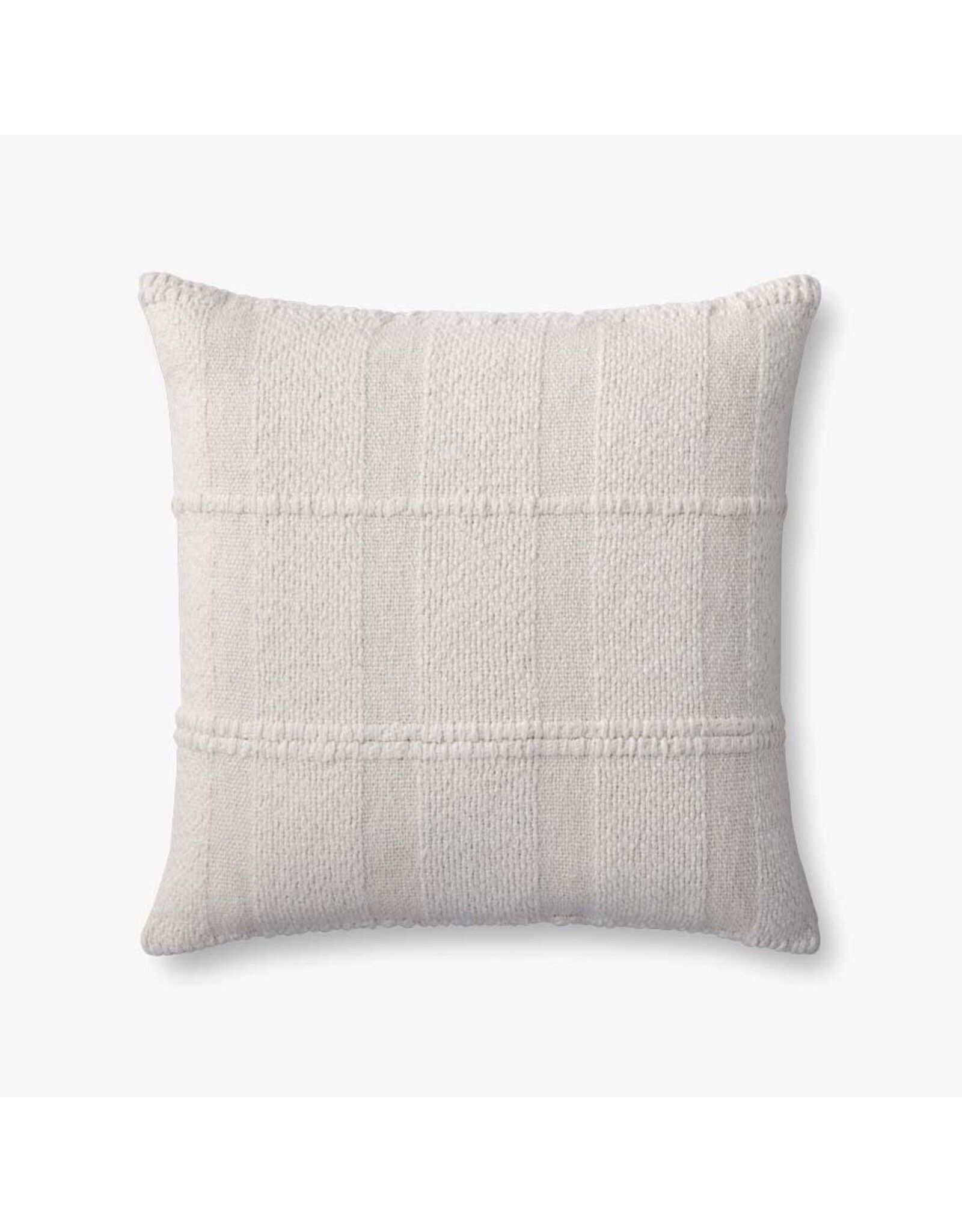 Loloi Pillow - Ivory 22x22