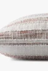 Loloi Pillow, Rust/Ivory 22x22"
