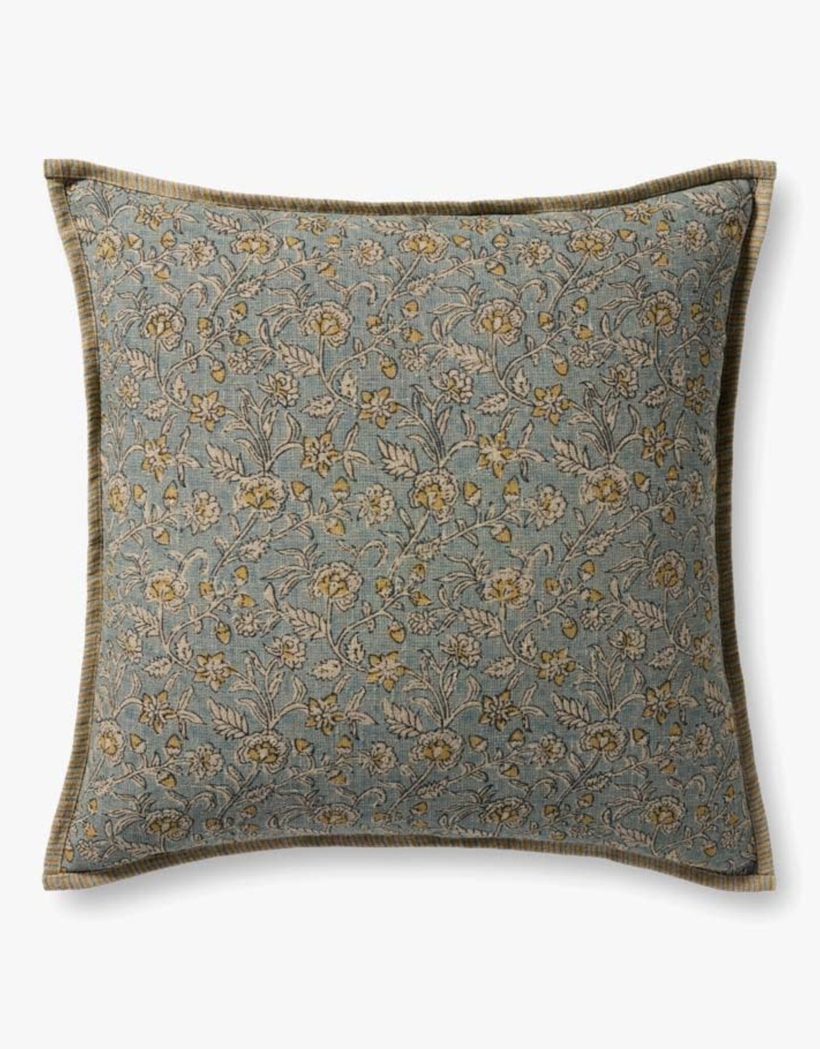 Loloi Pillow Light Blue / Multi, 22x22"