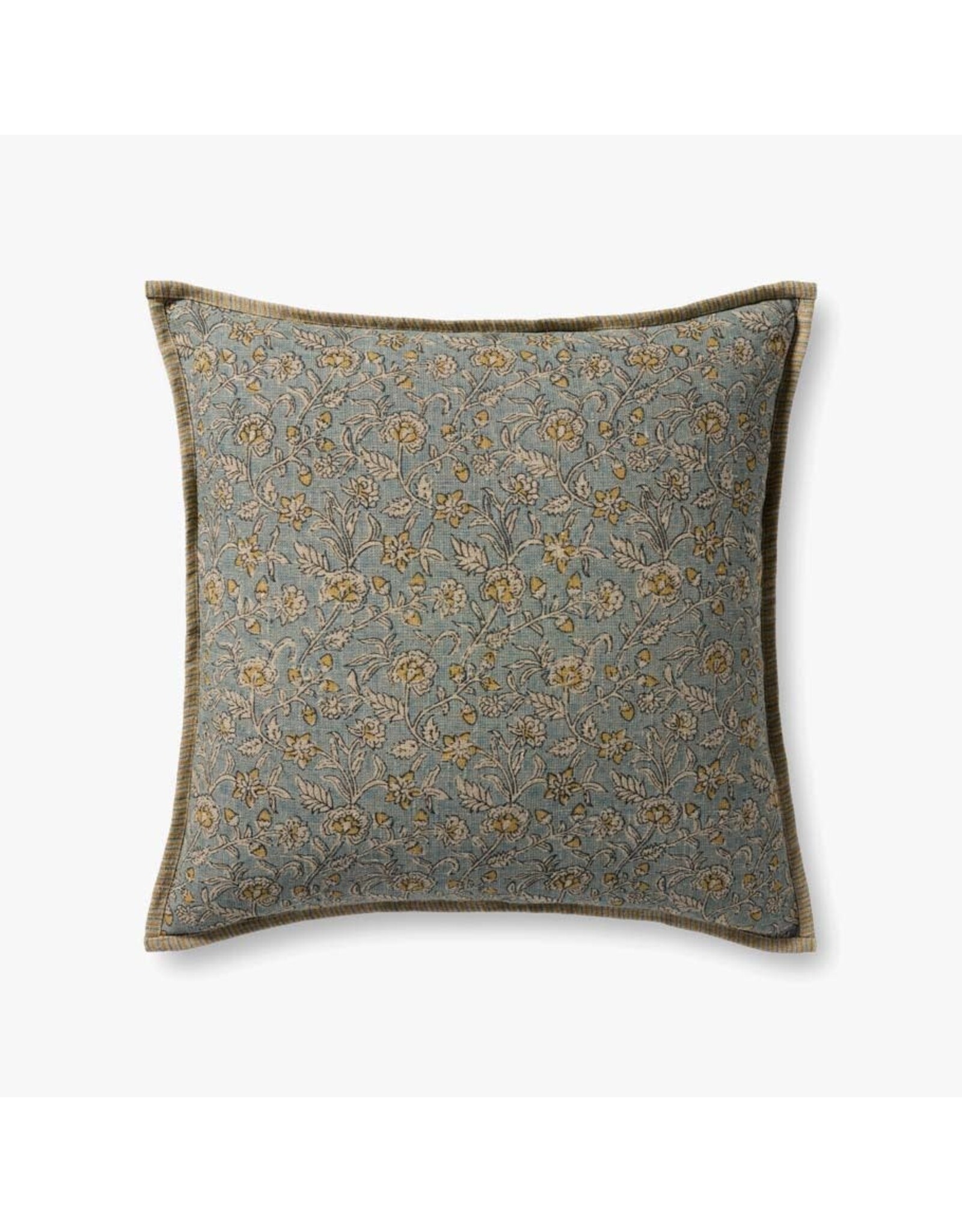 Loloi Pillow - Light Blue / Multi, 22x22