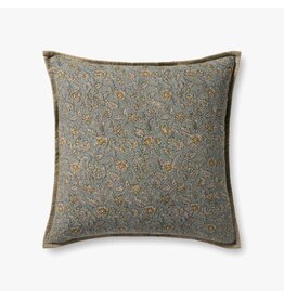 Loloi Pillow - Light Blue / Multi, 22x22