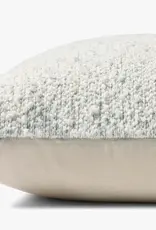 Loloi Pillow Ivory / Blue, 22x22"