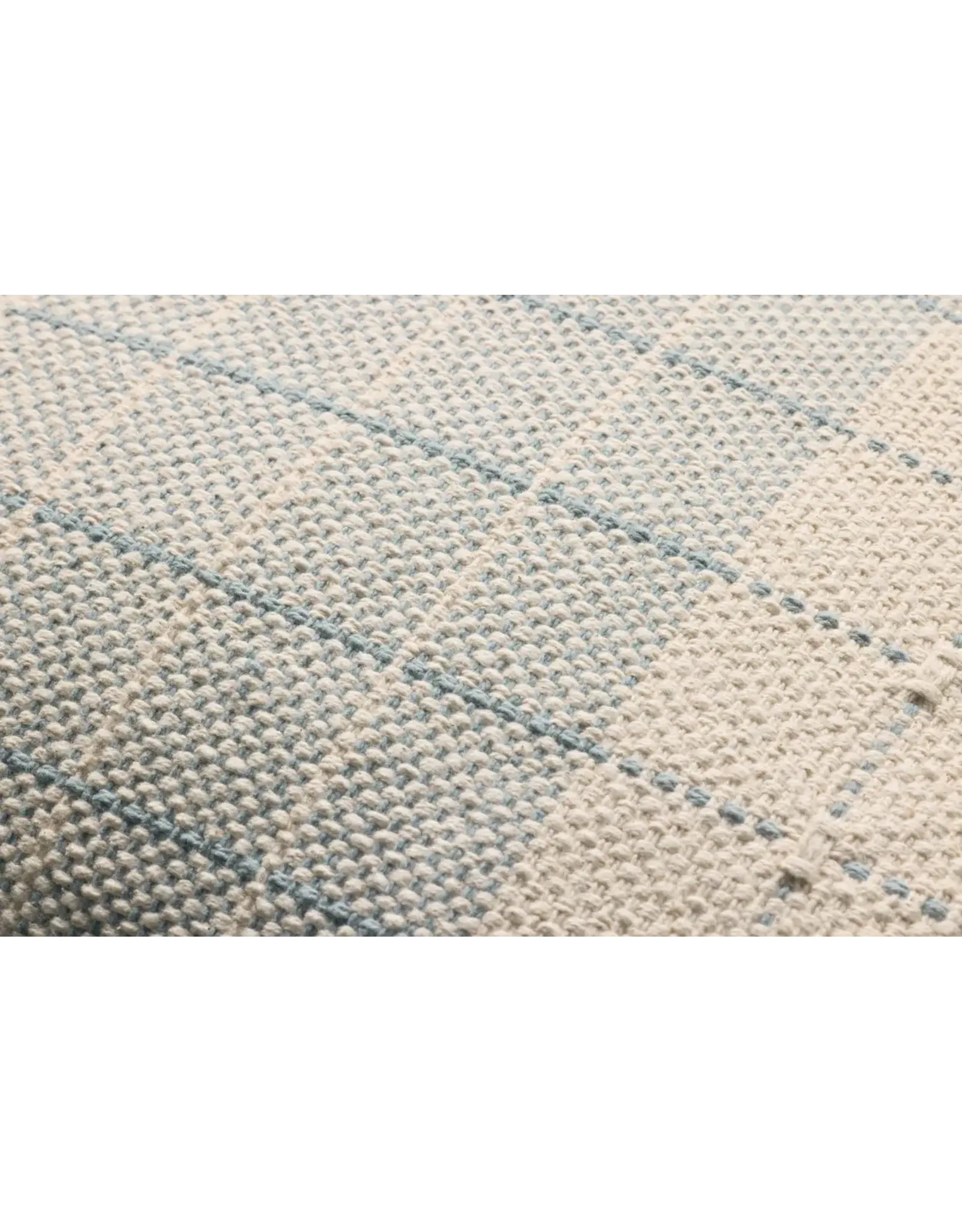 Loloi Pillow - Blue / Natural, 22x22
