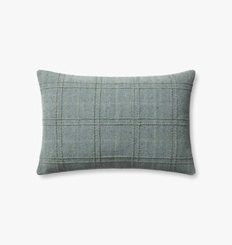 Magnolia Home by Joanna Gaines × Loloi Parker Pillow - Blue, 13x21"