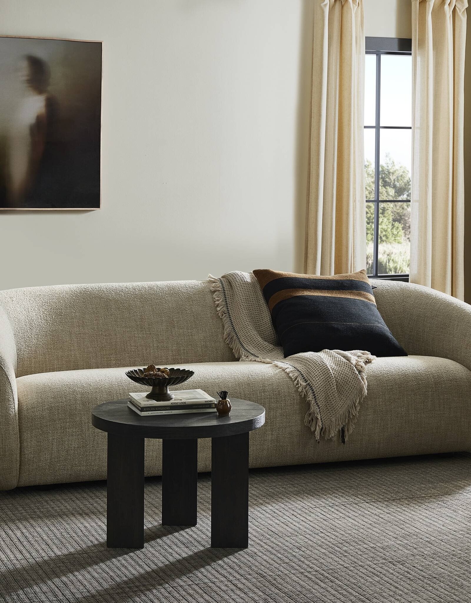 Channing Sofa, Yuma Cream - 85"