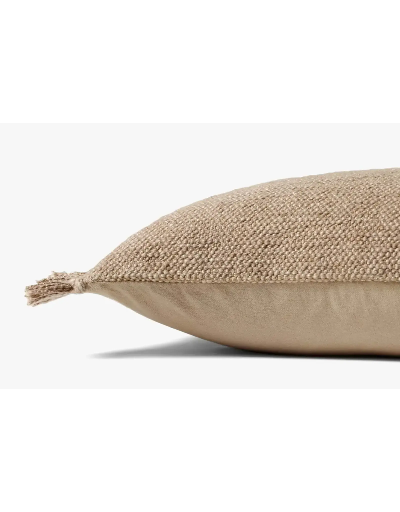 Magnolia Home by Joanna Gaines × Loloi Pillow - Jett Beige, 13x21