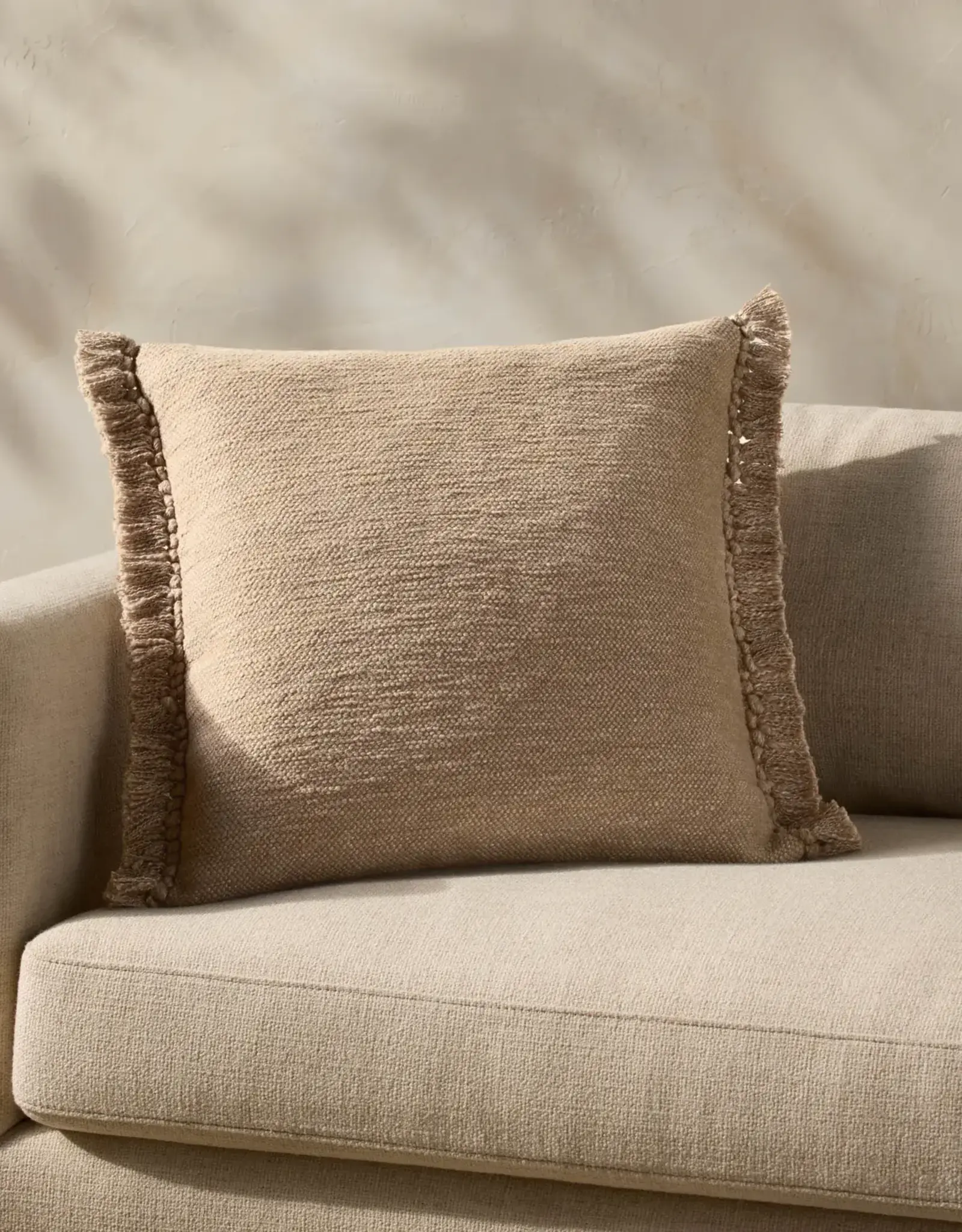 Magnolia Home by Joanna Gaines × Loloi Pillow - Jett Beige 13x21"