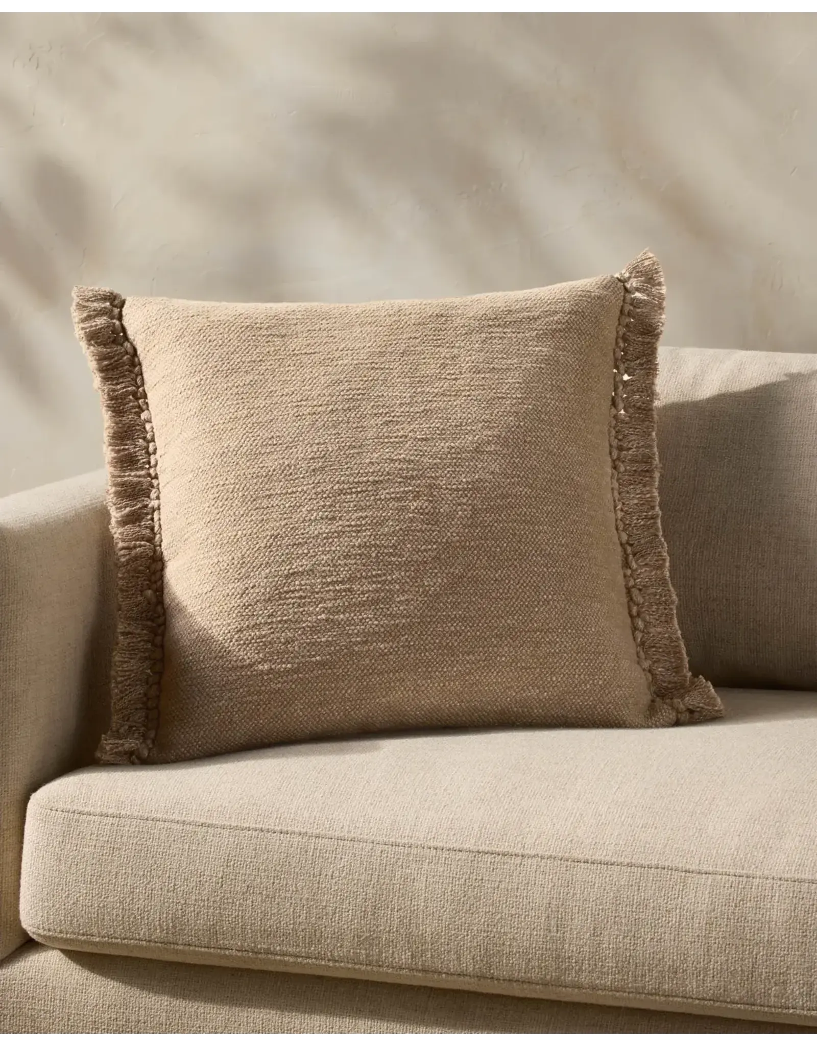 Magnolia Home by Joanna Gaines × Loloi Pillow - Jett Beige, 13x21