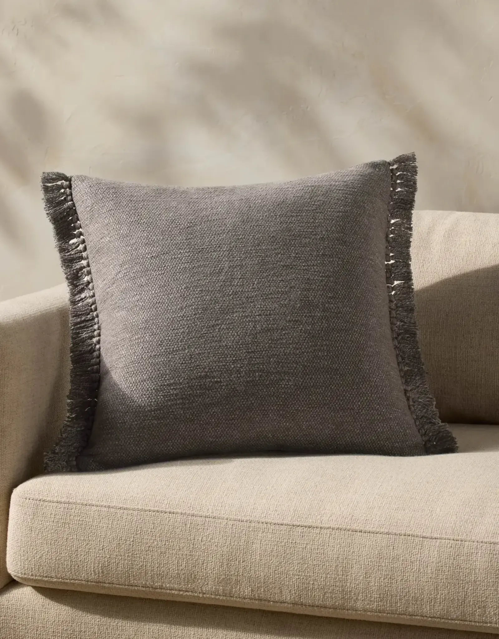 Magnolia Home by Joanna Gaines × Loloi Pillow - Jett Beige 13x21"