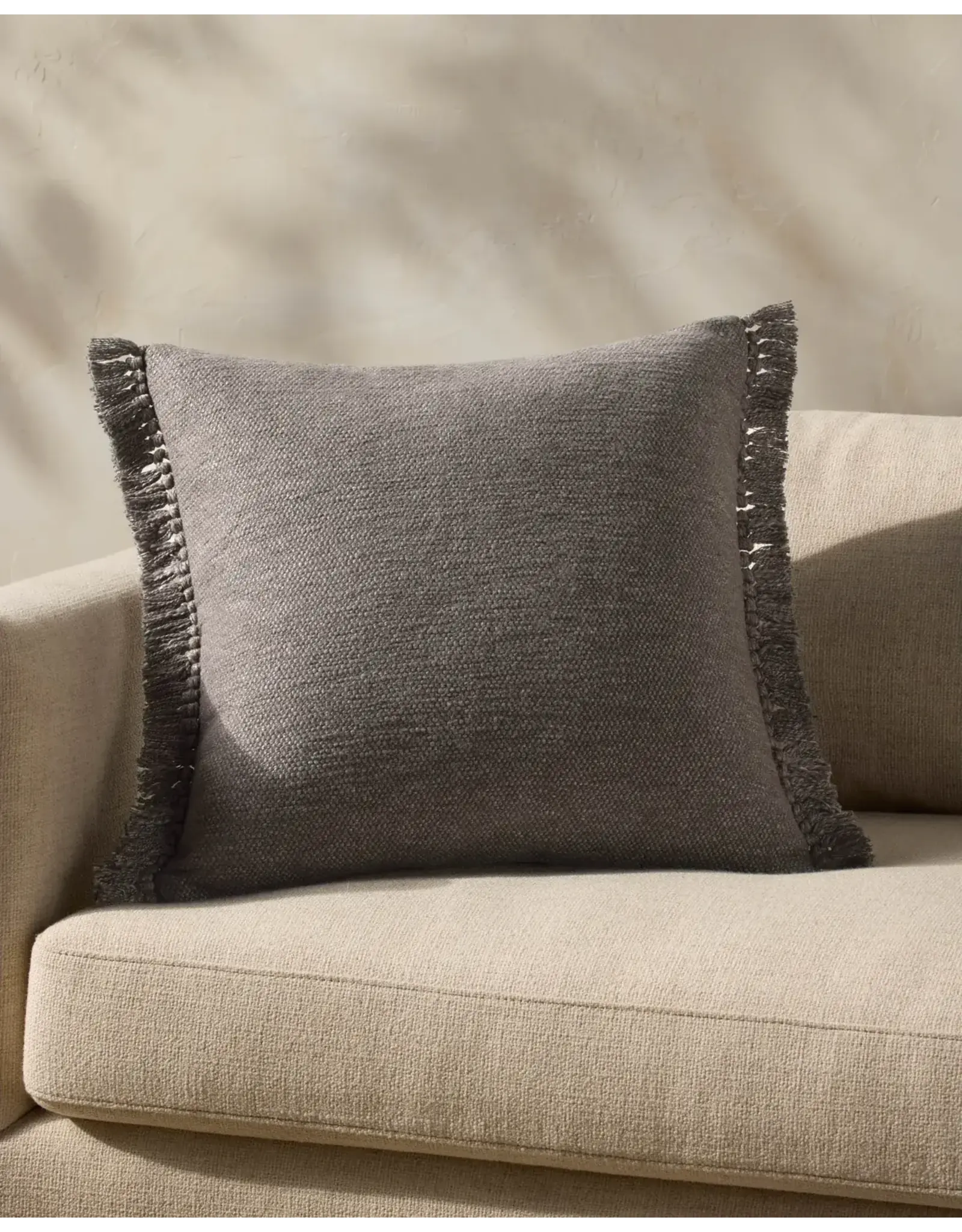 Magnolia Home by Joanna Gaines × Loloi Pillow - Jett Beige 13x21"