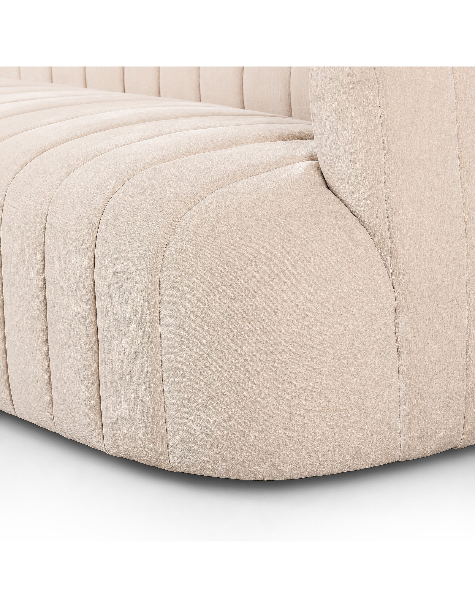 Elliana Sofa, Blamont Cream- 92"
