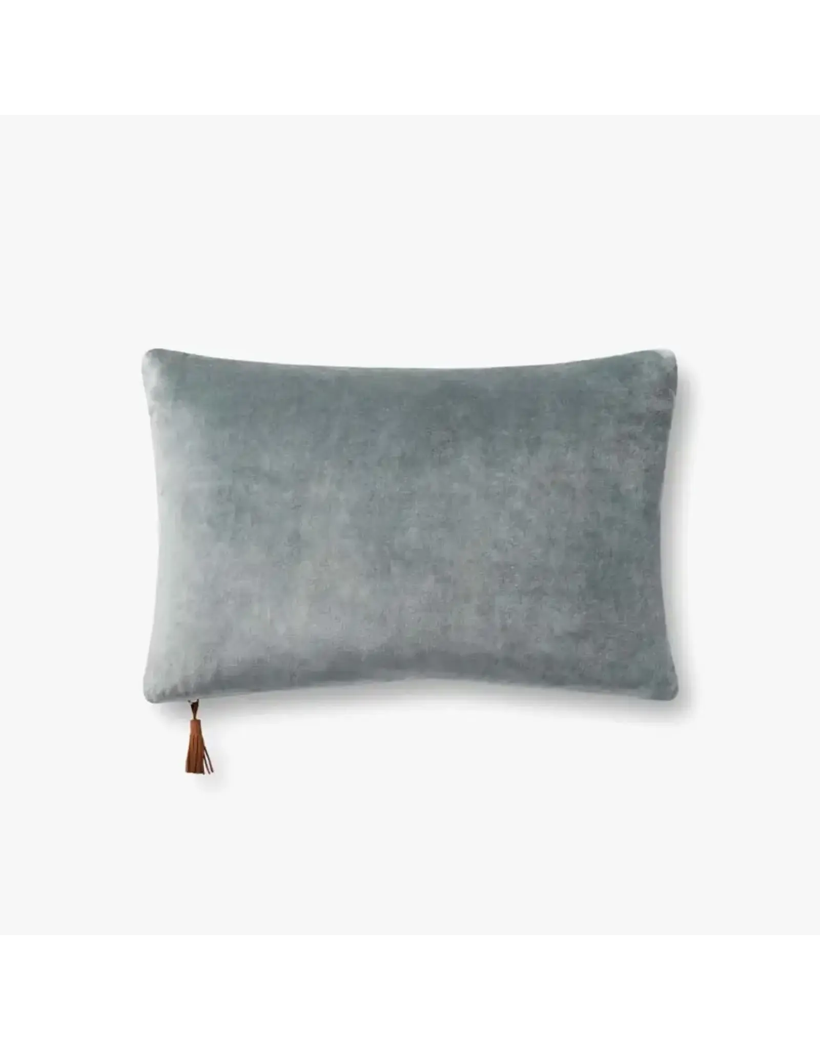 Magnolia Home by Joanna Gaines × Loloi Pillow - Denim / Tan, 13x21