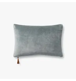 Magnolia Home by Joanna Gaines × Loloi Pillow - Denim / Tan, 13x21