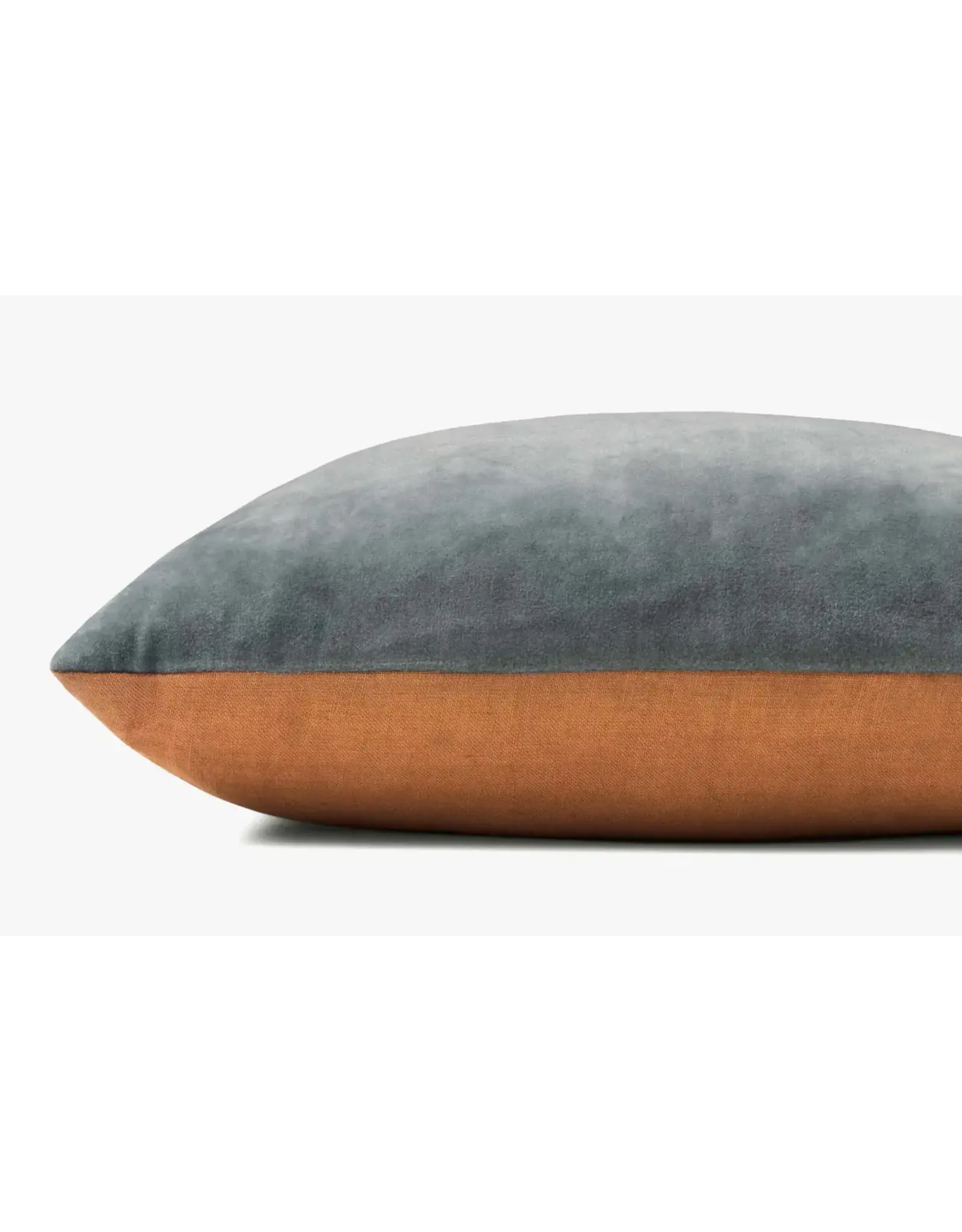 Magnolia Home by Joanna Gaines × Loloi Pillow - Denim / Tan, 13x21