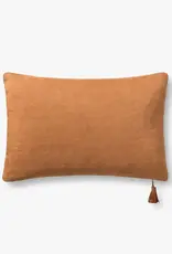 Magnolia Home by Joanna Gaines × Loloi Pillow - Denim / Tan, 13x21"