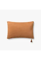 Magnolia Home by Joanna Gaines × Loloi Pillow - Denim / Tan, 13x21