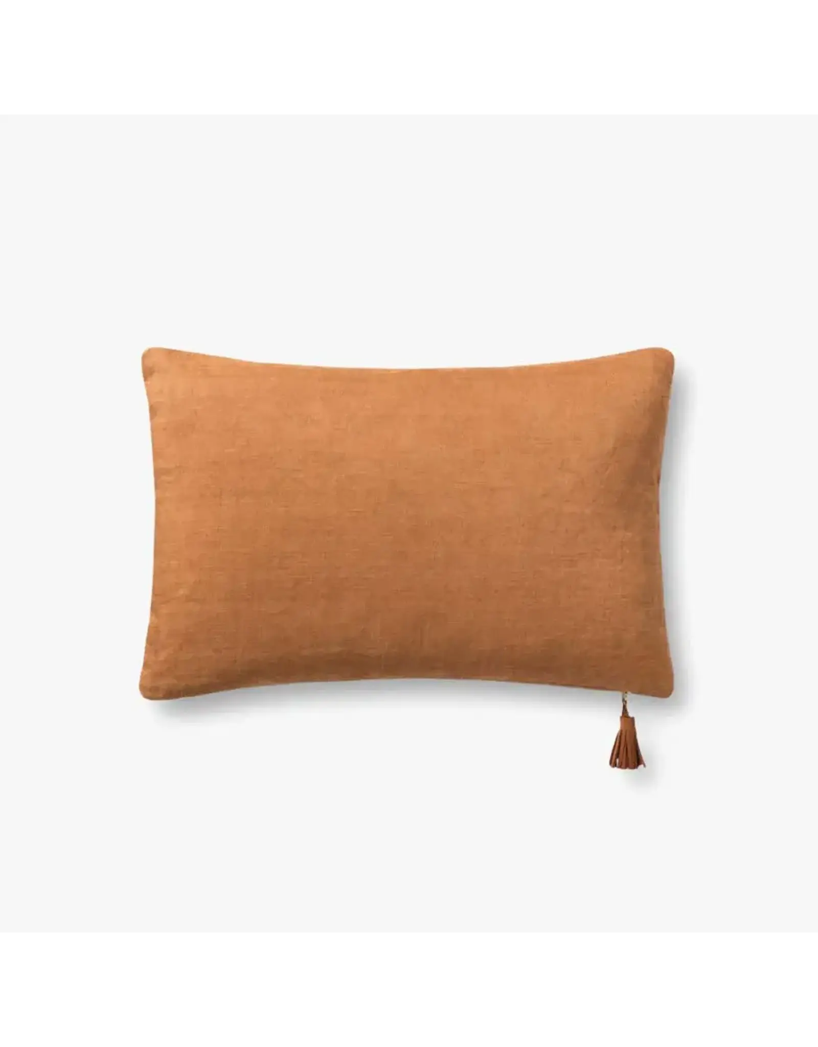 Magnolia Home by Joanna Gaines × Loloi Pillow - Denim / Tan, 13x21