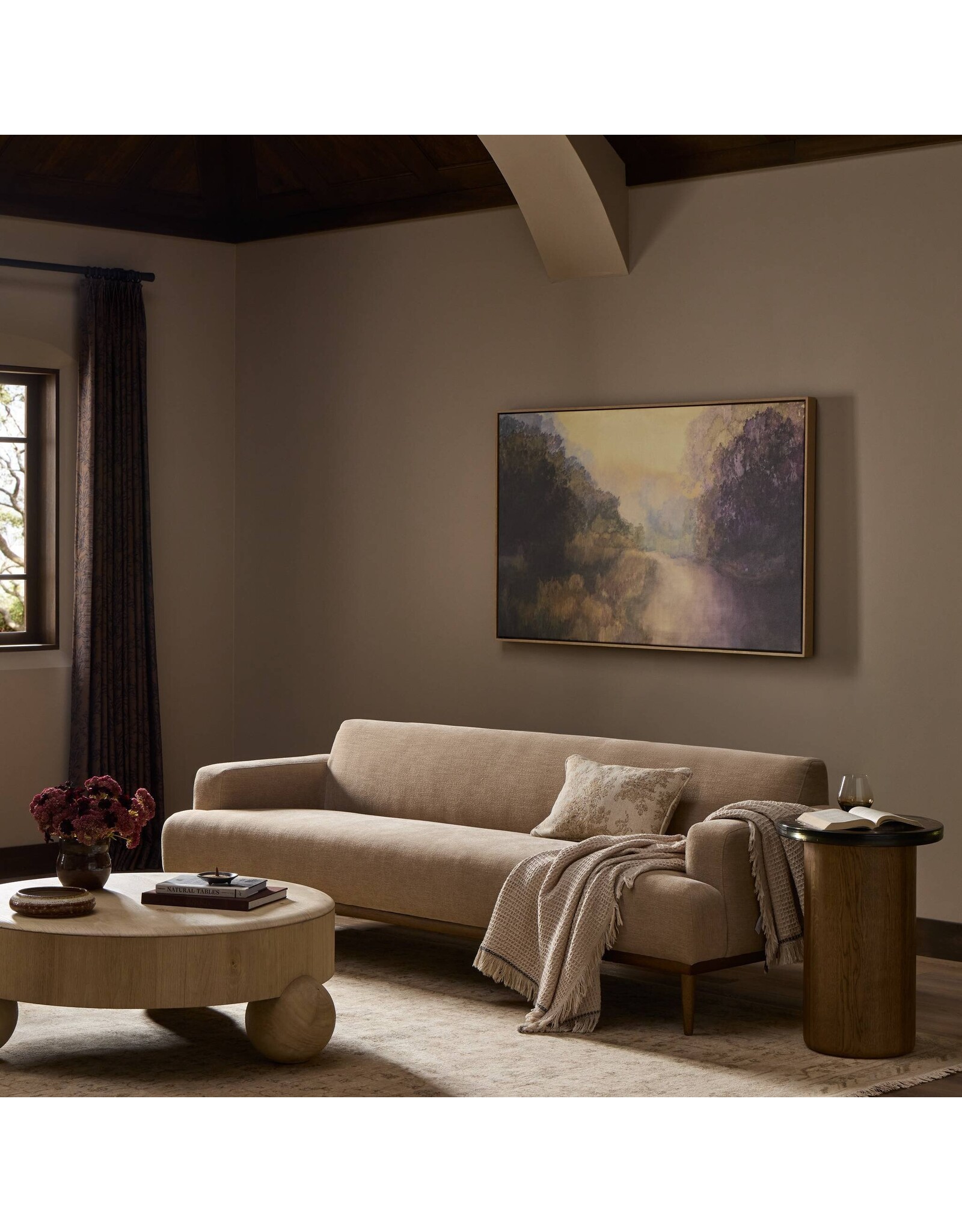 Ethel Sofa, Laughlin Natural - 95"